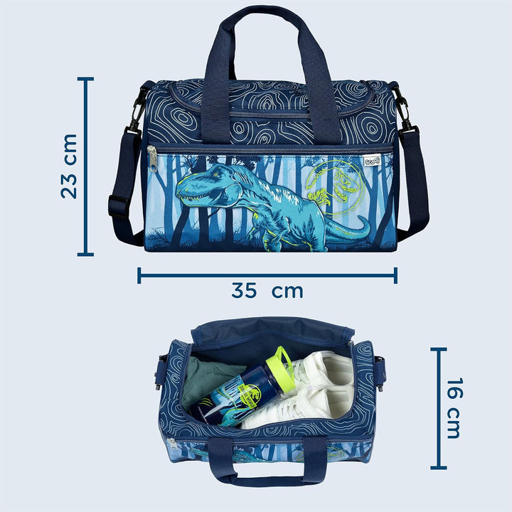 Scooli - Sporttasche für Kinder - 23 x 35 x 16 cm - geräumiges Hauptfach - Verstellbarer Schultergur