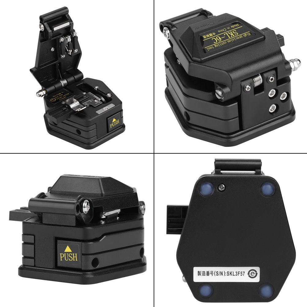 Glasfaserbeil, SKL-6C Hochpräzises Glasfaserbeil-Schneidwerkzeug für Glasfaserkabel mit Tasche