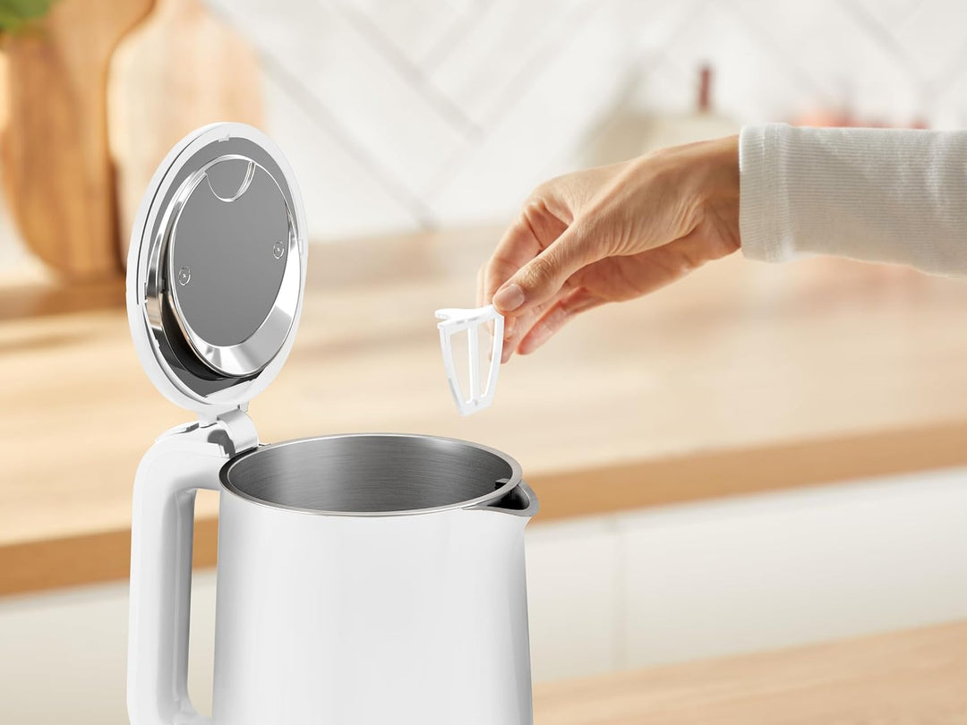 Tefal Thermo Protect, Elektrischer Wasserkocher, Kaltstart, Herausnehmbarer Antikalkfilter, 1500 W,