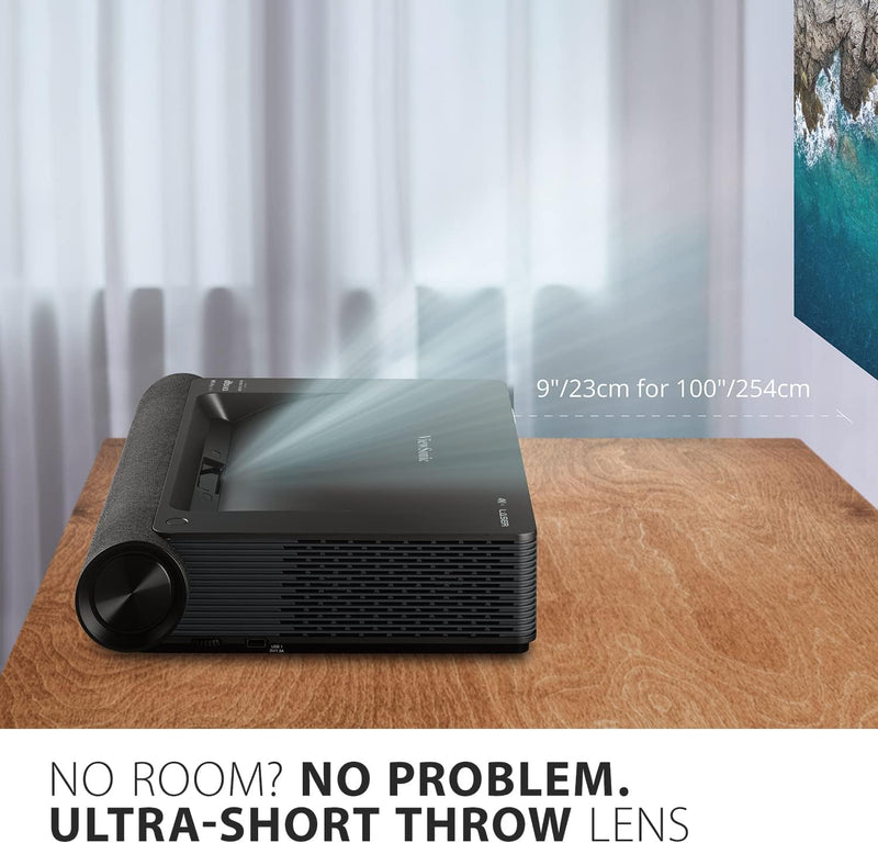 Viewsonic X2000B-4K Ultrakurzdistanz Laserbeamer (4K, 2000 ANSI Lumen, 2x HDMI, USB, 2x 10 Watt + 2x