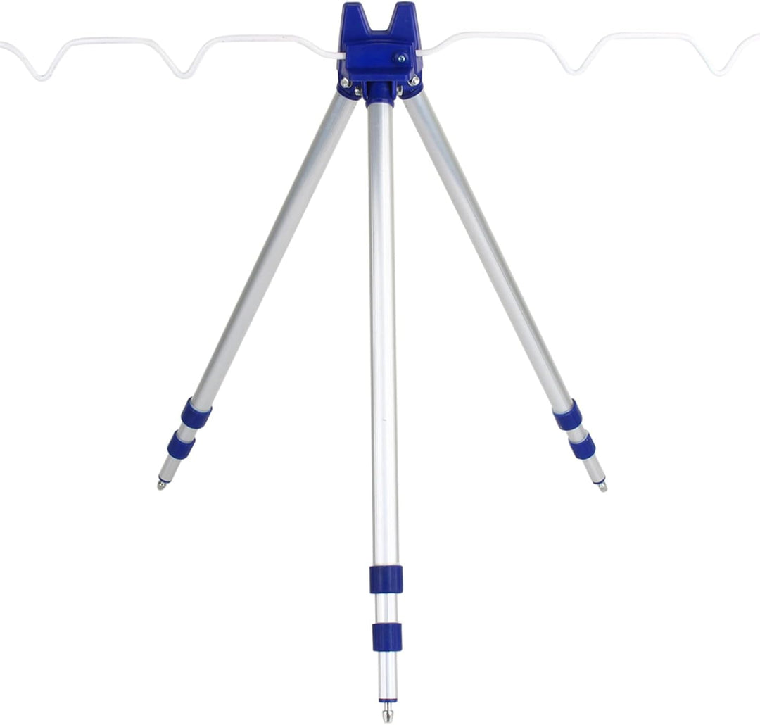 lyrlody Faltbare Angelruten aus Aluminium, Stativruten-Caddy, Tragbarer Angelrutenhalter und Träger,