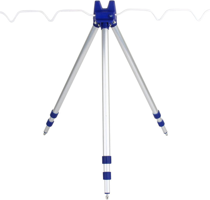 lyrlody Faltbare Angelruten aus Aluminium, Stativruten-Caddy, Tragbarer Angelrutenhalter und Träger,