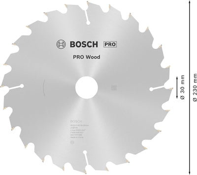 Bosch Accessories Bosch Professional 1x Kreissägeblatt Optiline Wood (Sägeblatt für Holz, Ø 230 x 30