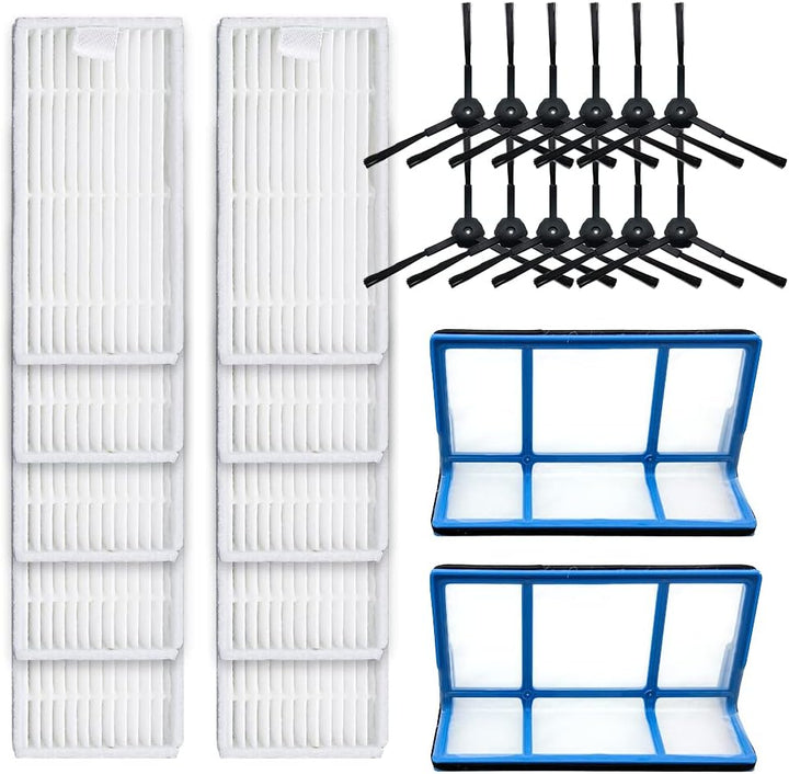 WuYan Staubfilter Primär Seitenbürste HEPA-Filter effizient für Staubsauger Roboter ilife v5 v5s V3