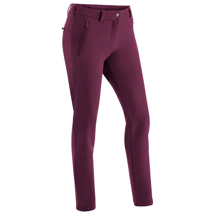 Maier Sports Helga Slim, Warme Damen Wanderhose, Wasserabweisende Outdoorhose für Trekking &amp; Hiking,