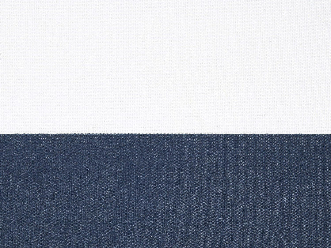 Moderne Auflage für Gartenbank blau mit Befestigungsband 152 x 54 x 5 cm Vivara
