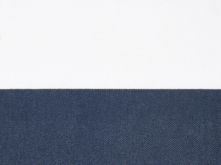 Moderne Auflage für Gartenbank blau mit Befestigungsband 152 x 54 x 5 cm Vivara