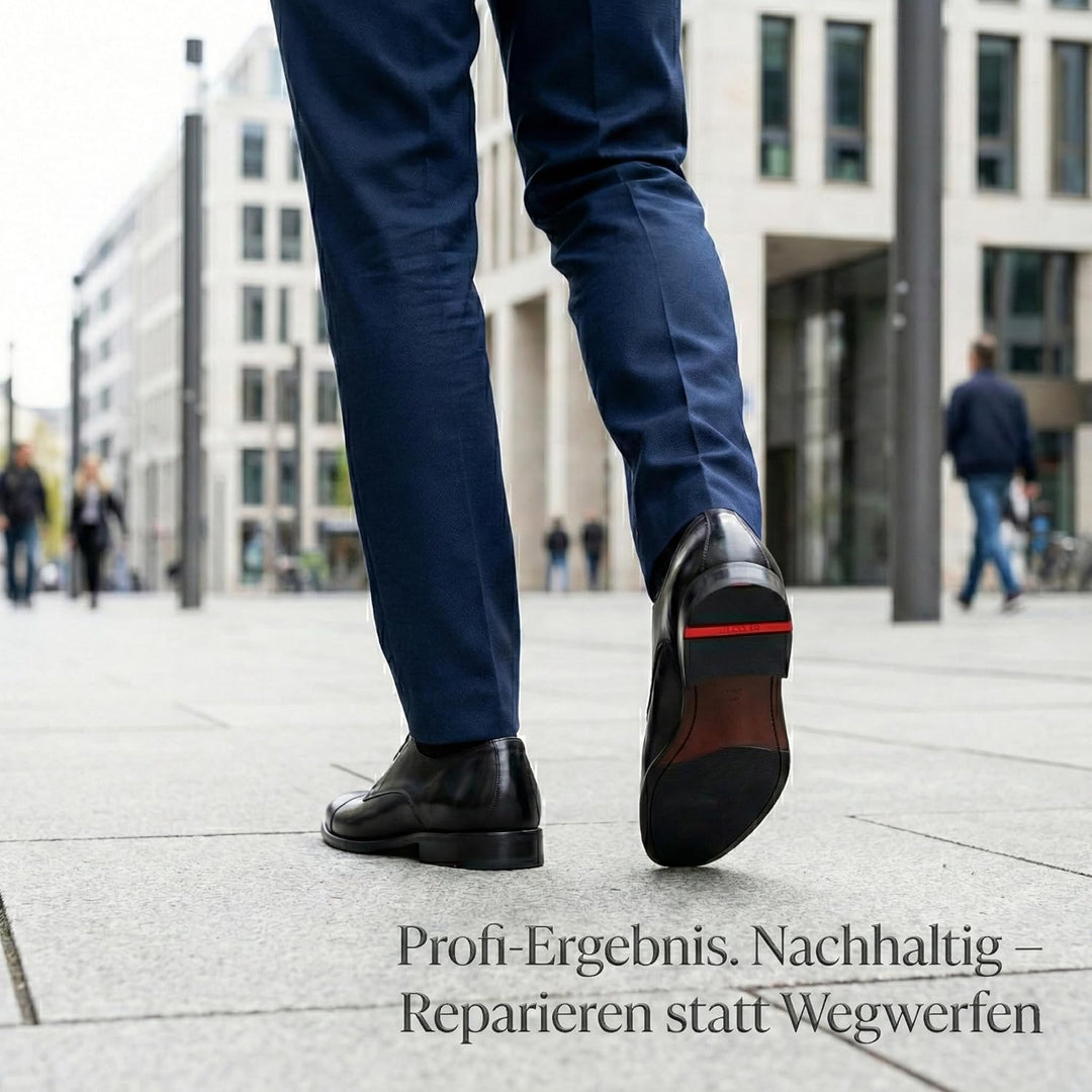 Langlauf Schuhbedarf 1 Paar Lloyd Absätze für Strassenschuhe - Reparatur-Set schwarz/Repair Sole Pad