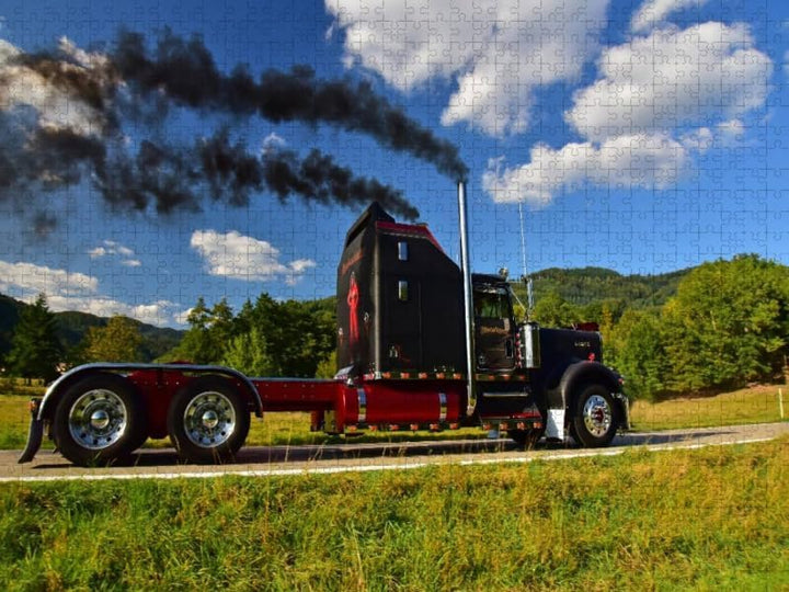 CALVENDO Puzzle Kenworth W900A EXTHD 1000 Teile Lege-Grösse 64 x 48 cm Foto-Puzzle Bild von Ingo Lau