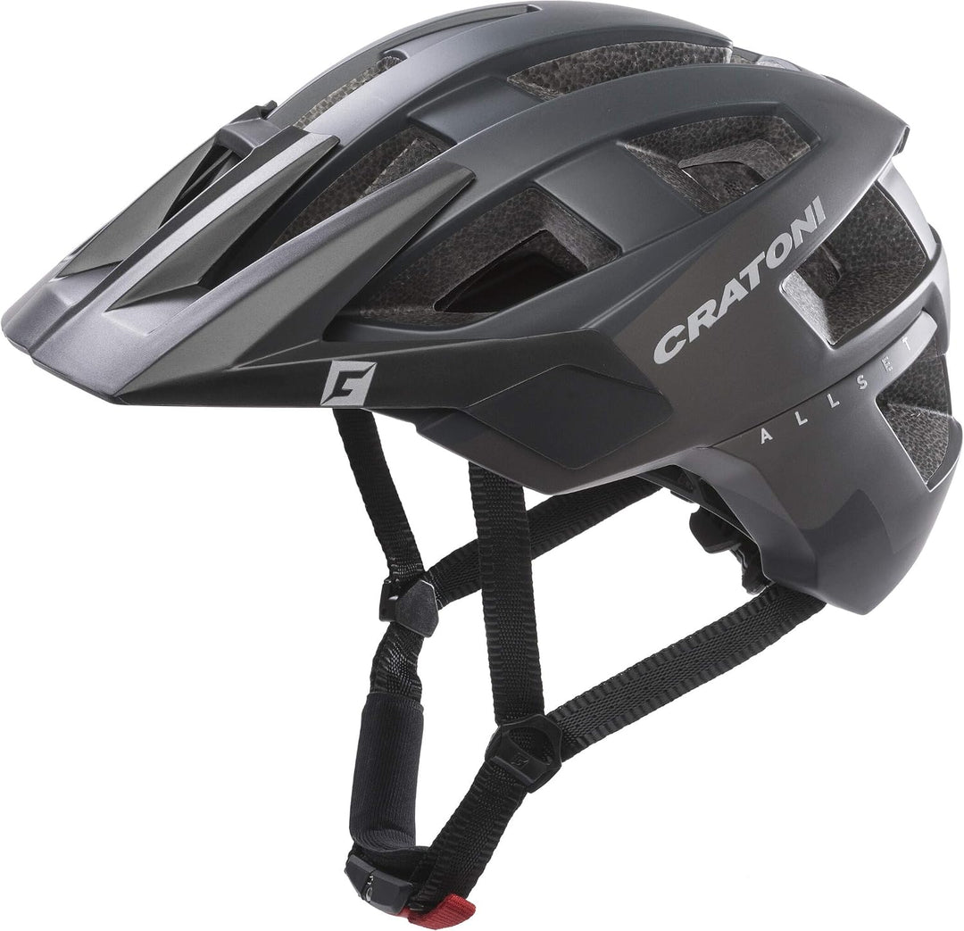 Cratoni Fahrradhelm AllSet S/M Black Matt, S/M Black Matt