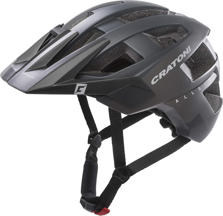 Cratoni Fahrradhelm AllSet S/M Black Matt, S/M Black Matt