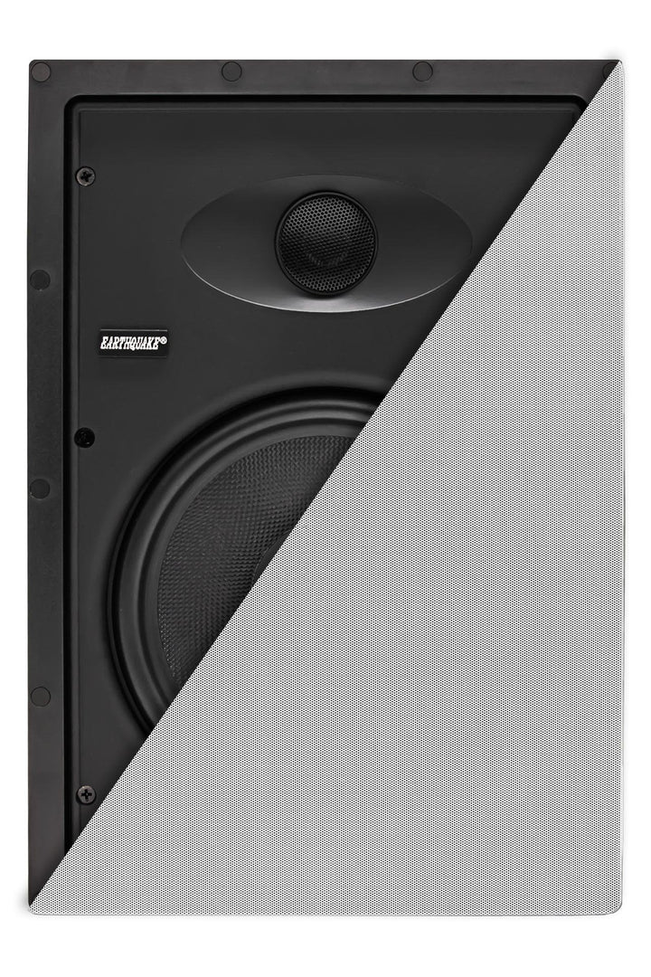Earthquake Sound EWS-800 Edgeless Series Wandlautsprecher (Schwarz, Paar) EWS800, EWS800