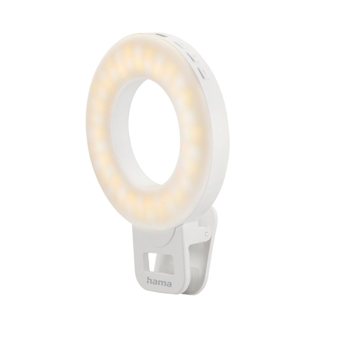 LED-Ringleuchte Togo, Clip-On-Ringlicht für Handy, aufladbar, 3 Modi