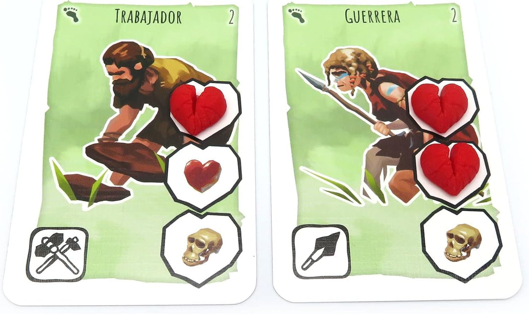 BGExpansions – Paleo Booster Pack | 75 Stück | 3D-Tokens für EIN immersives Steinzeiterlebnis | Komp