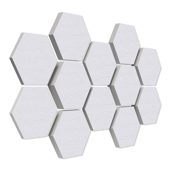 platino24 Schallabsorber COLORE aus Basotec G+ I Akustikpaneele mit Akustikfilz I 3D Wand-Paneele mi