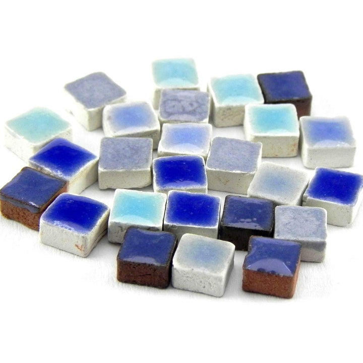 Mosaik-Minis (5x5x3mm), 5000 Stück,mix blau Mix Blau, Mxbl, Mix Blau, Mxbl
