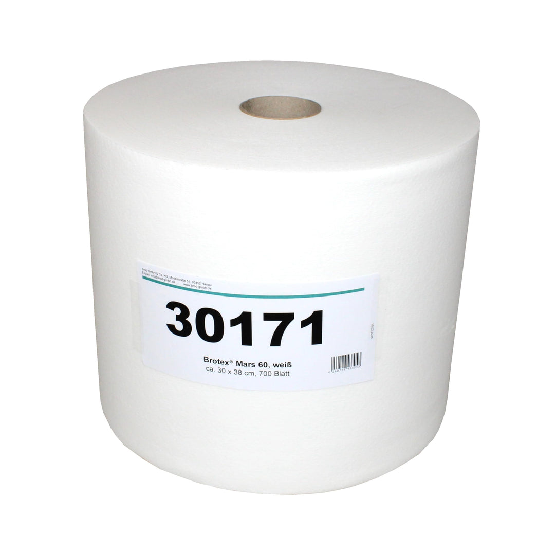 700 Airlaid Tücher auf Rolle | 30x38 cm Tuchmass | weiss | Non-Woven | saugstarke, reissfeste Zellst