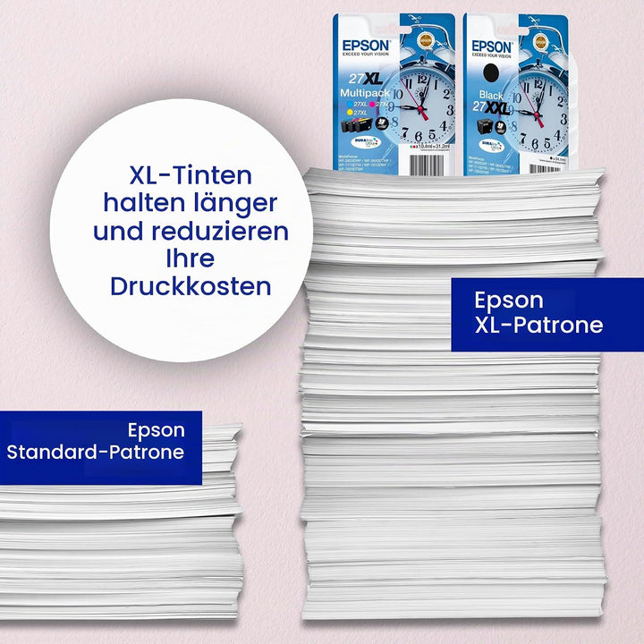 Epson Original 27 Tinte Wecker (WF-3620DWF, WF-3640DTWF, WF-7110DTW, WF-7210DTW, WF-7610DWF, WF-7620