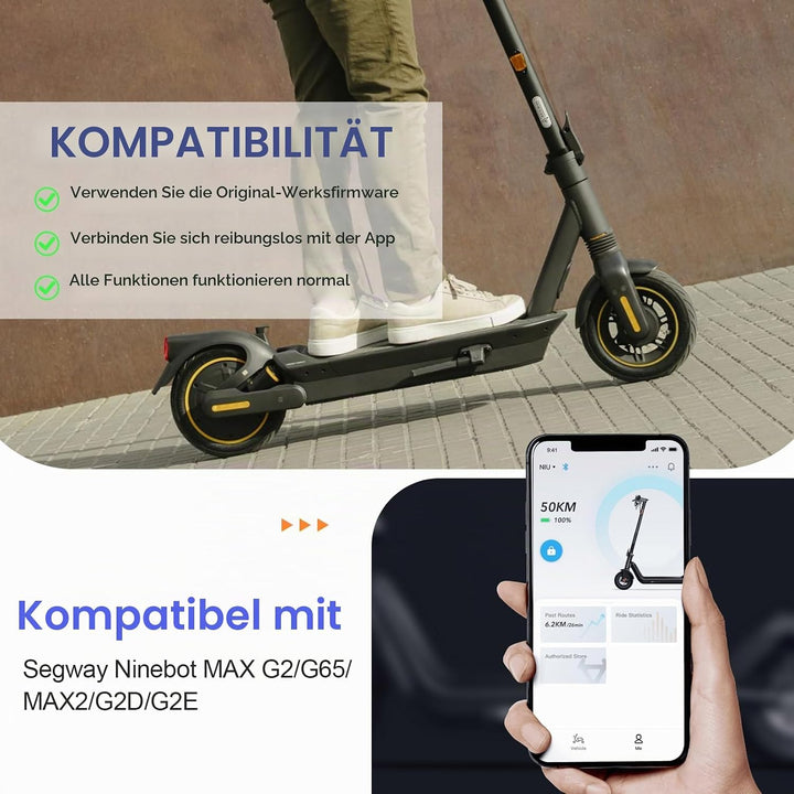 efuturetime Elektroroller Controller Kompatibel mit Segway Ninebot Max G2 E-Roller, Ersatzteile für
