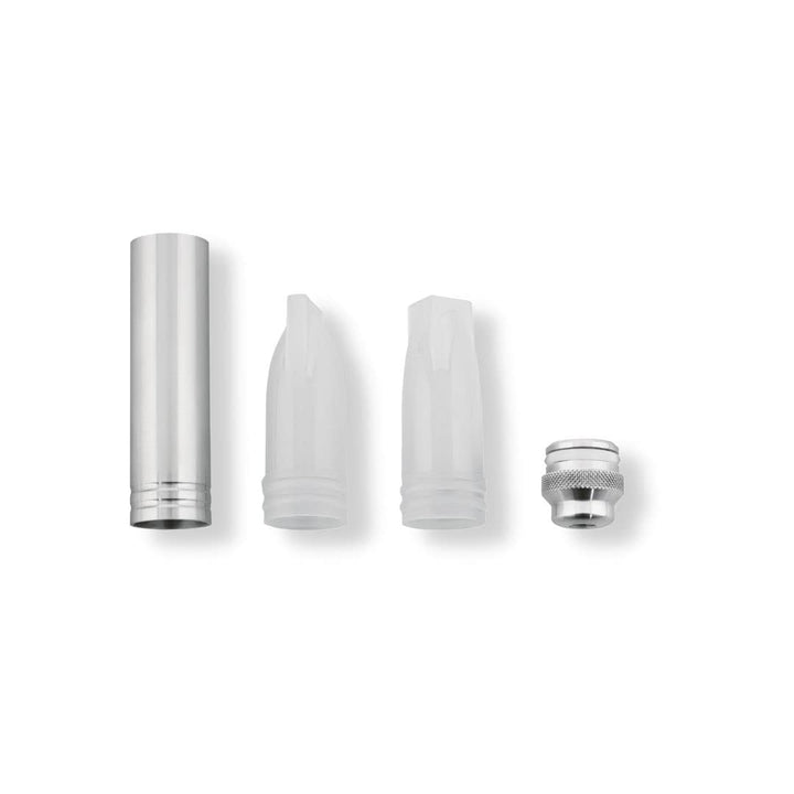 iSi 2715 Dekorationstüllen, 3-teilig + Adapter, Spritztüllen Set, Für Formen und Muster am Teller, Z