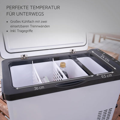 AEG Automotive Kompressor Kühlbox KK 30, mobile, für das Auto, konfigurierbare Temperaturen von +20