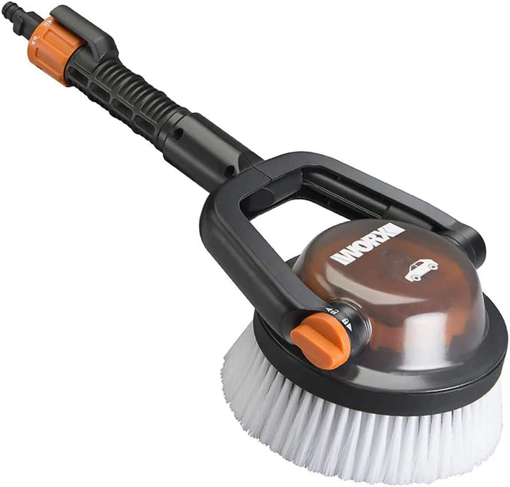 WORX WG633E Hydroshot Akku-Hochdruckreiniger 20V &amp; WA1820 Hydroshot Haarbürste, weich, Schwarz