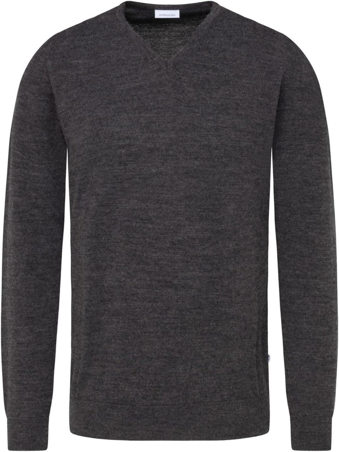 Seidensticker Herren Men Regular Polos Pullover S Anthra Mélange(251590), S Anthra Mélange(2515