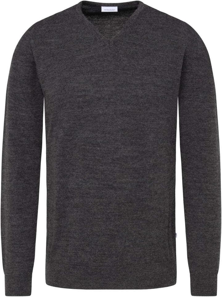 Seidensticker Herren Men Regular Polos Pullover S Anthra Mélange(251590), S Anthra Mélange(2515