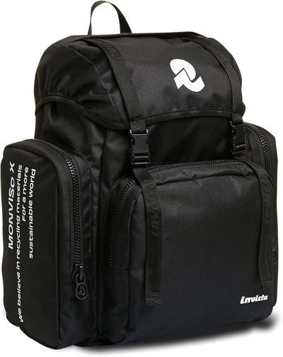 Invicta Rucksack aus nachhaltigem Stoff, Praktisch & Unisex, mit Laptopfach bis 14'', Büro, Uni, Arb