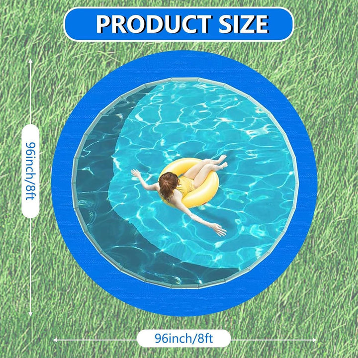 Pool-Bodenmatte – pannensichere runde Stoffplane, Schwimmbad-Auskleidung, Bodenmatte, für Aussenbere