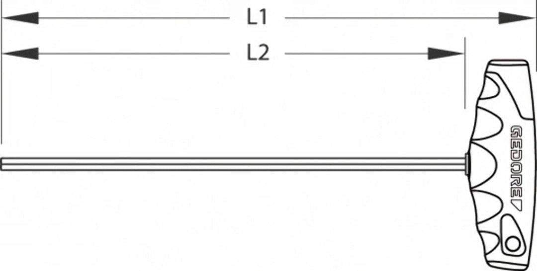 GEDORE 2142 T-008 Sechskantschraubendreher-Satz 8-teilig