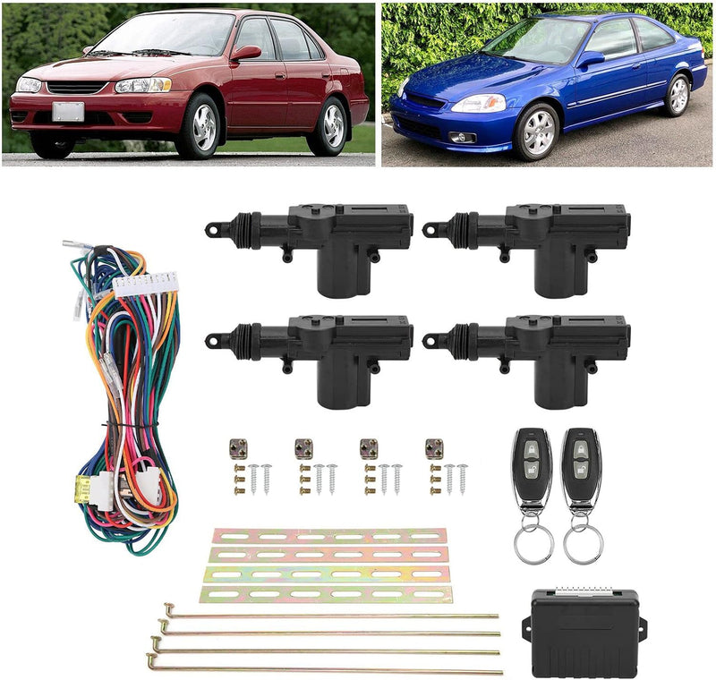 Auto Fernbedienung Zentrale Kit, Universal Autofernbedienung Türschloss Keyless Entry System Türen Z