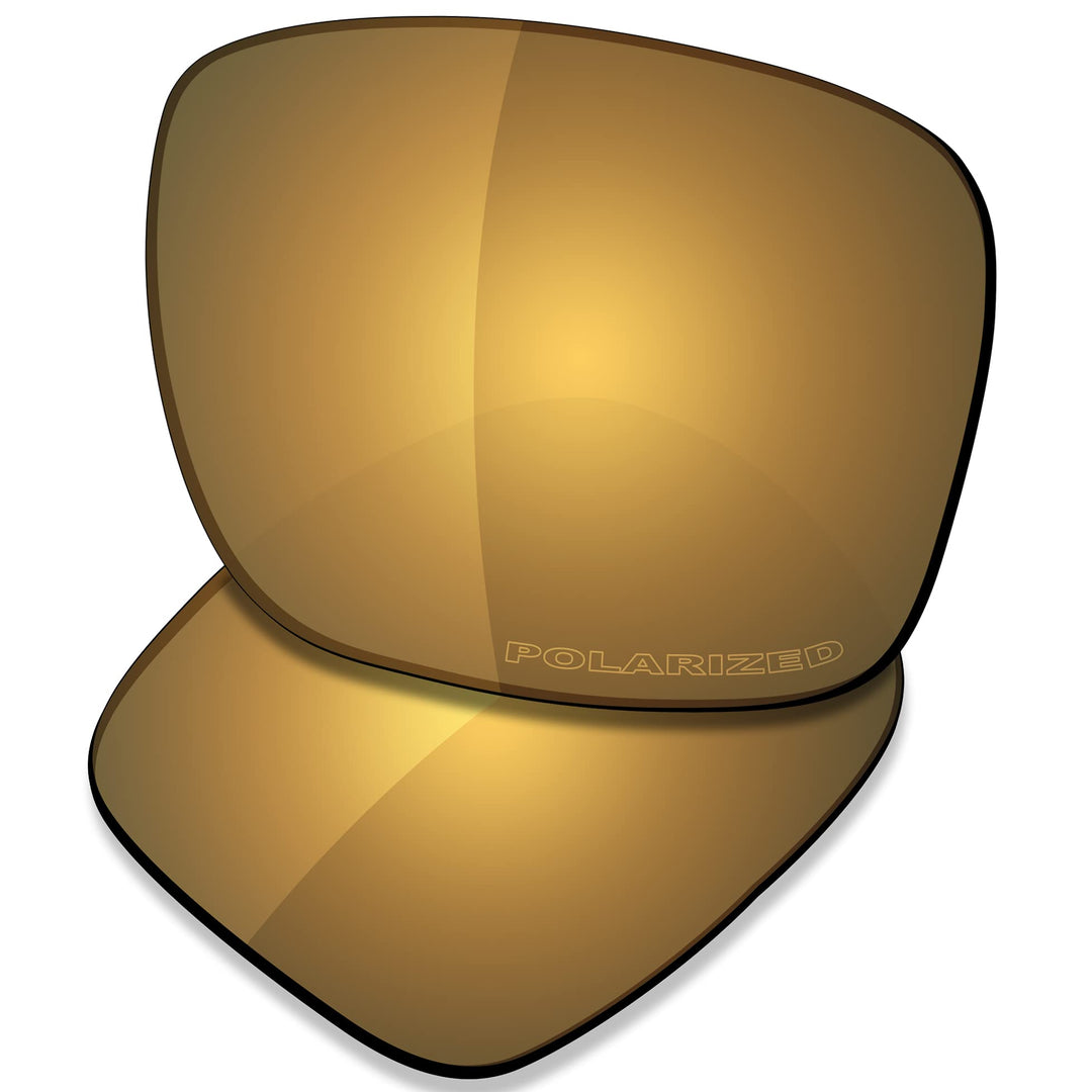 Saucer Premium Ersatzgläser für Oakley Holbrook Mix OO9384 Sonnenbrillen High Defense - Bronze Gold