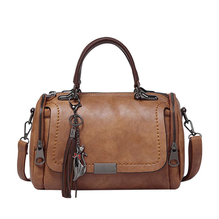 BUKESIYI Damen Tasche Umhängetasche Handtasche Frauen Klein Schultertasche Weekender Lack PU Leder C