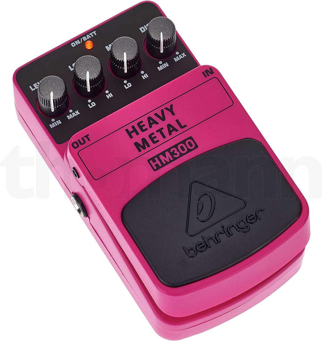 Behringer HM300 Heavy-Metal-Distortion-Effektpedal HEAVY METAL HM300 Guitar Pedal, HEAVY METAL HM300