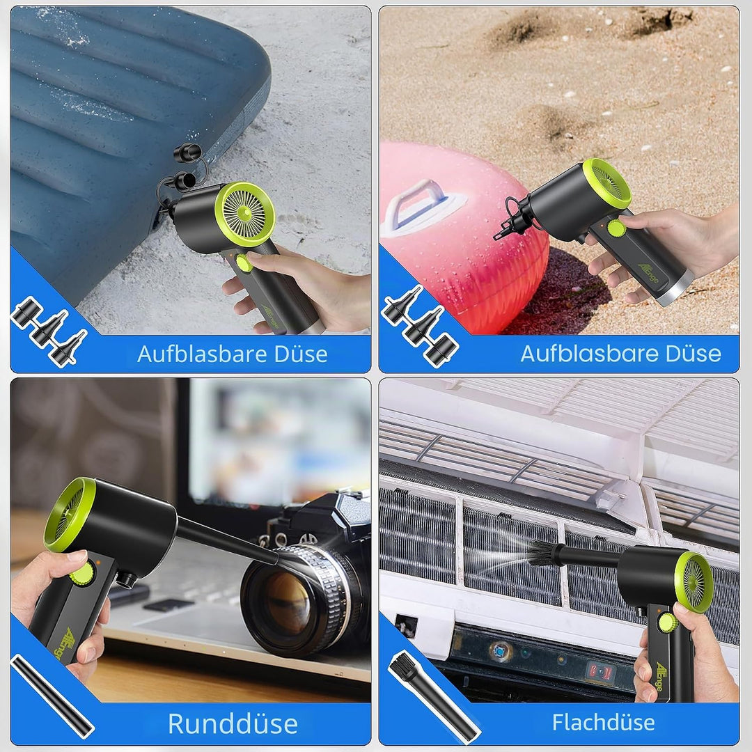 Elektrische Staubgebläse, Air Duster, 41000 RPM PC Reinigungsset, Handheld Schnurloser Luftstaub, Tr