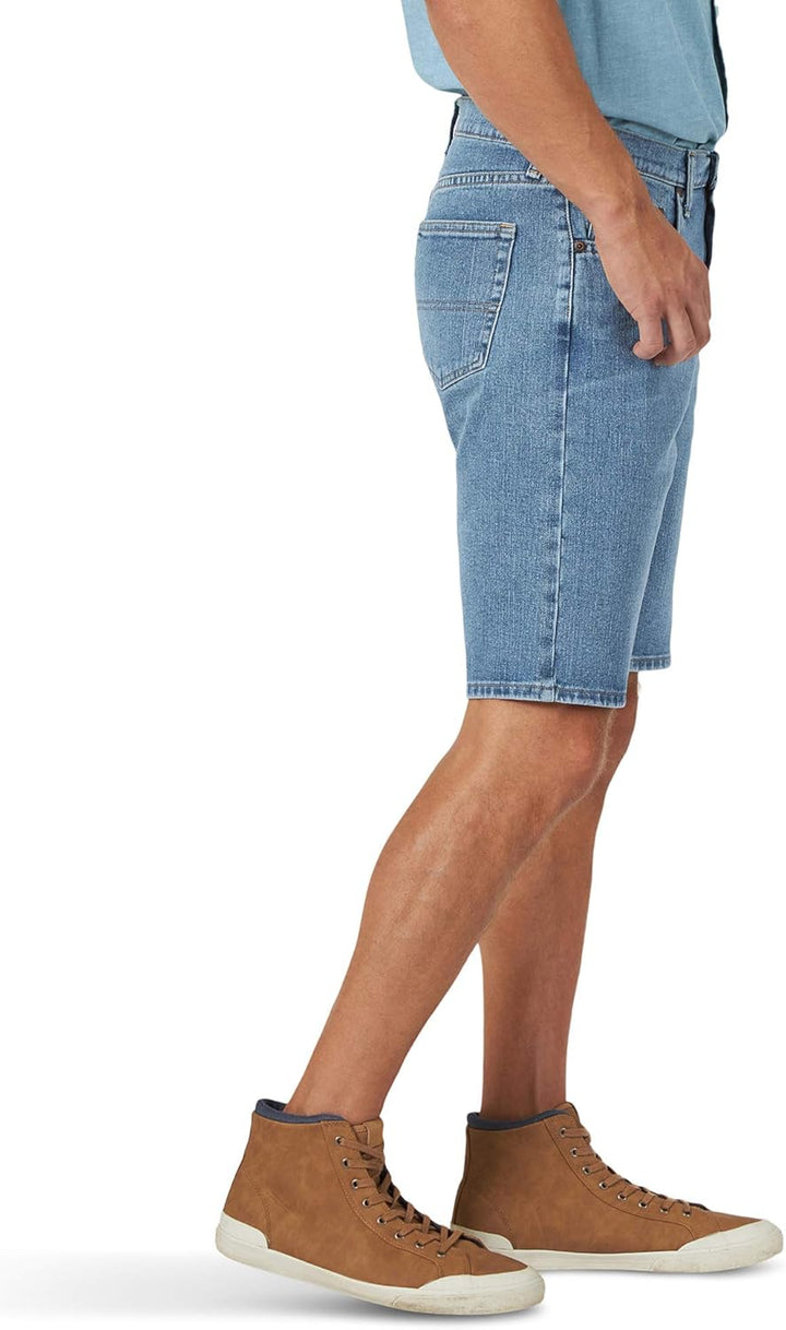 Wrangler Authentics Herren Authentics Classic Carpenter Lässige Shorts 32 Light Wash Flex, 32 Light