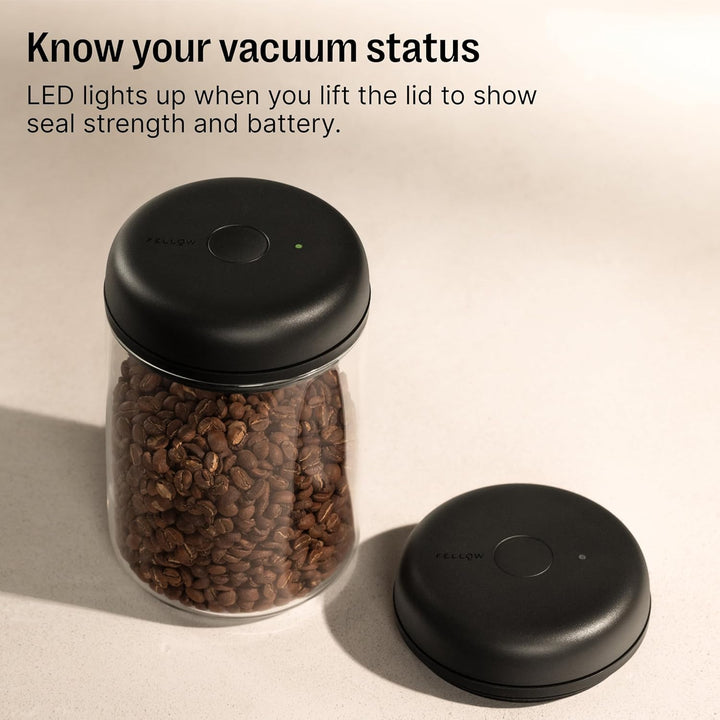 Fellow Atmos Elektrische Vakuumkanister & Vorratsbehälter – Luftdichte Kaffee- & Lebensmittelbehälte