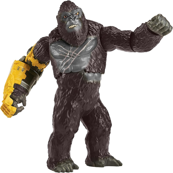 MonsterVerse Godzilla x Kong Giant Kong Roll N Battle – 28 cm Filmgetreue Figur mit Rad &amp; Drehbarem