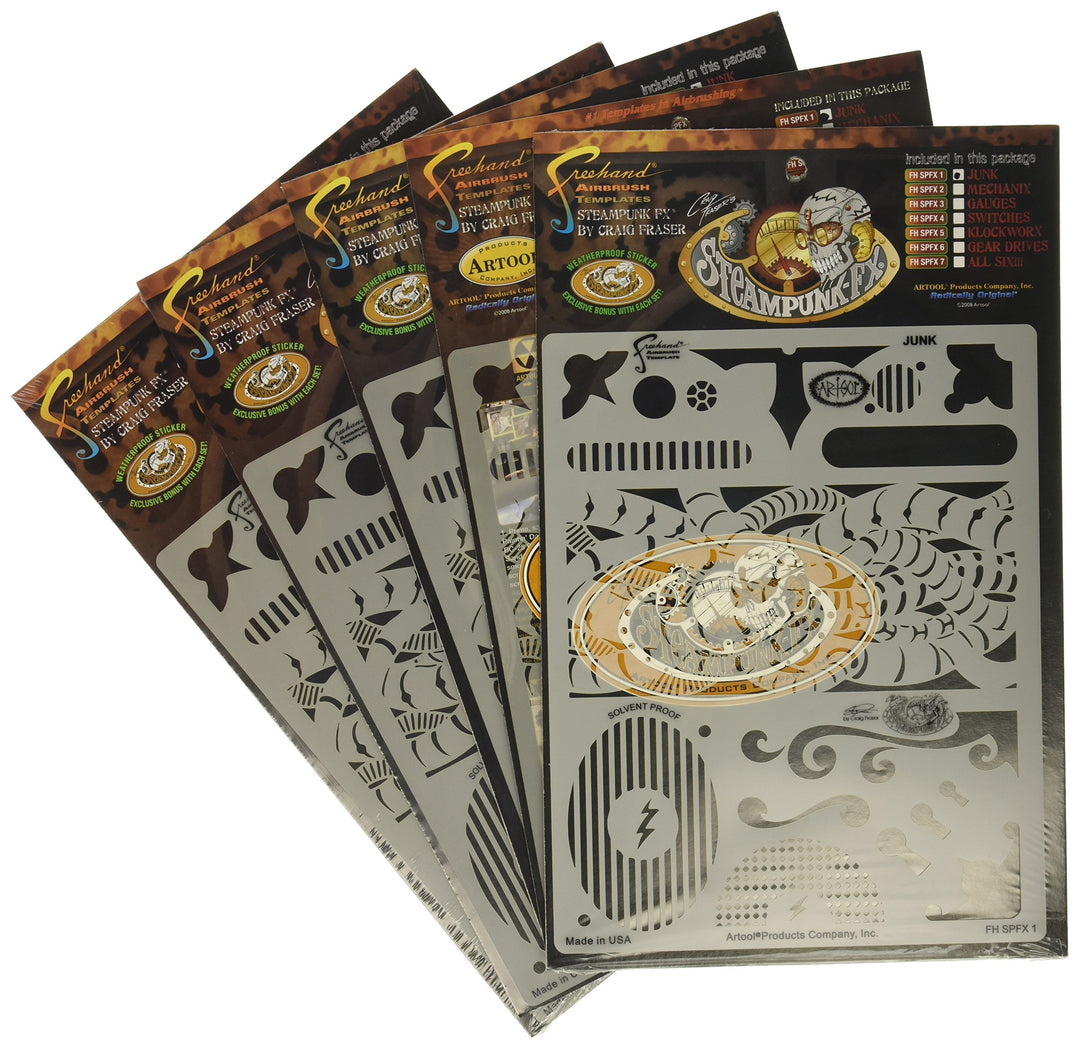 Artool - Junk - Steampunk FX Schablone 200 473