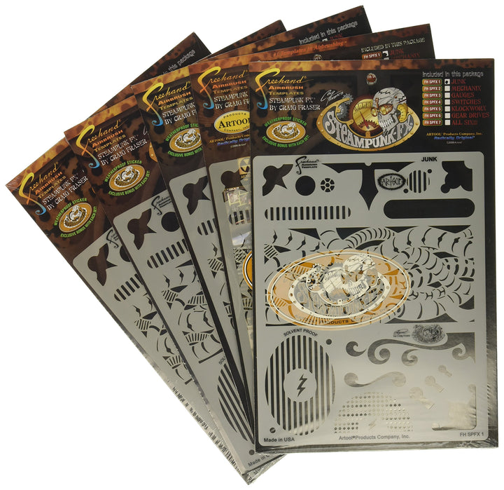 Artool - Junk - Steampunk FX Schablone 200 473