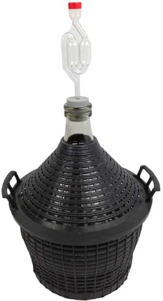 Wein selber machen Starterset 20L+ Zubehör Winzerset mit Weinballon Weinhefe Anleitung Buch Gärbehäl