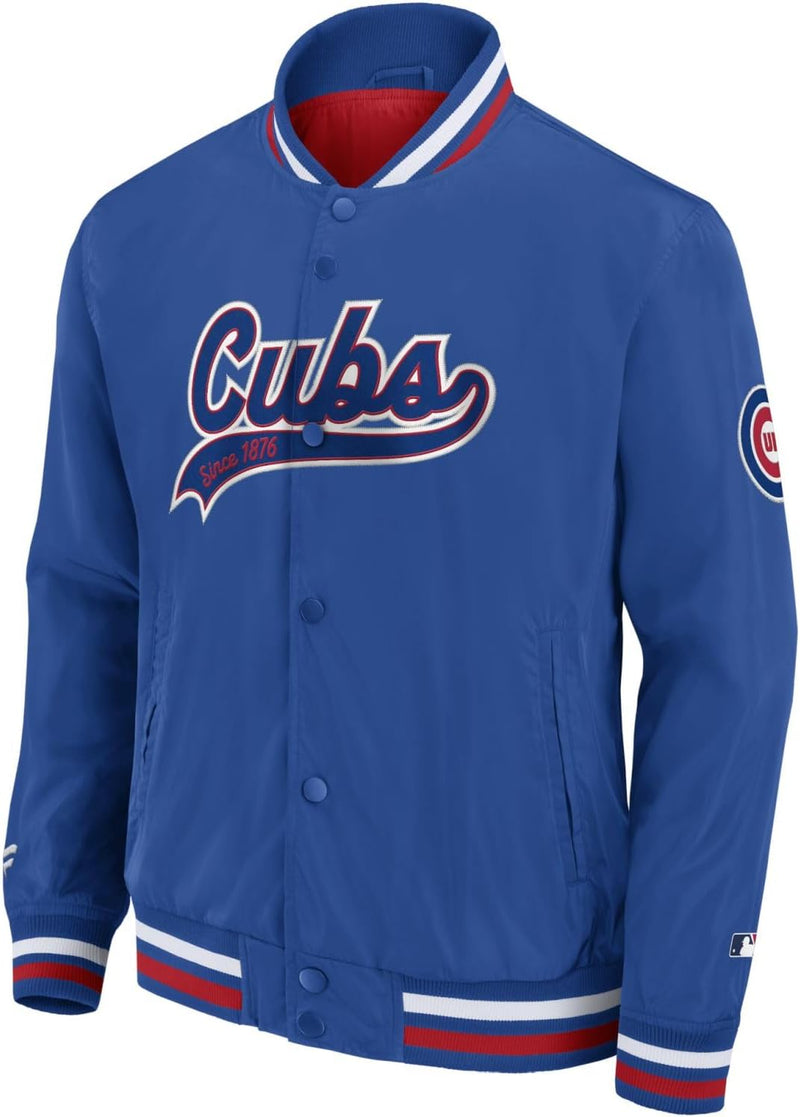 Fanatics Chicago Cubs MLB Sateen College Jacke, L