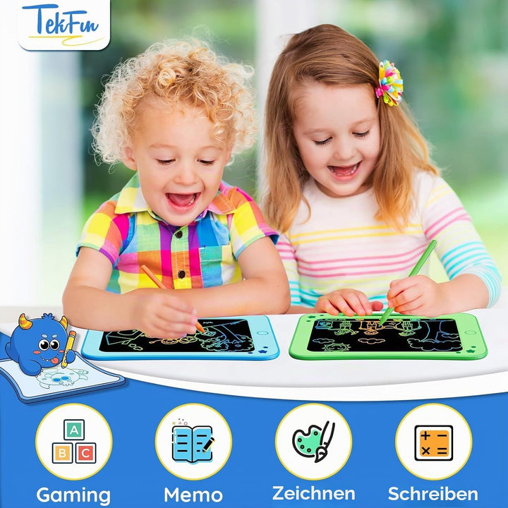 TEKFUN LCD Schreibtafel Kinder Spielzeug ab 3 4 5 6 7 Jahre alt Junge Mädchen, 8,5 Zoll Zaubertafel
