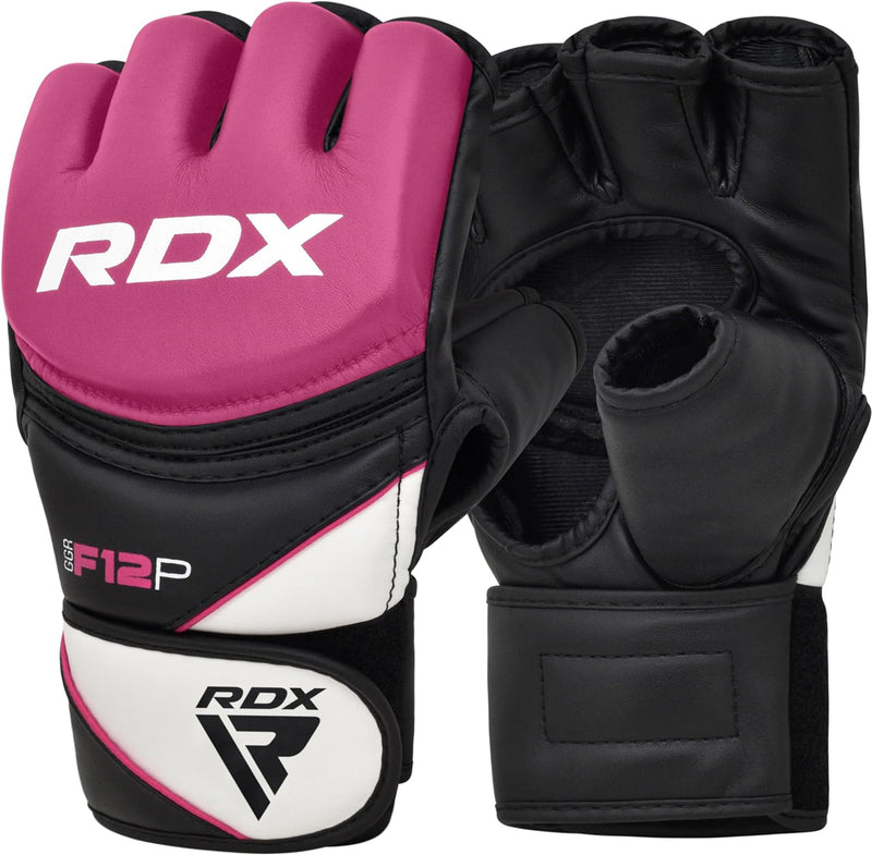 RDX MMA Handschuhe Damen für Kampfsport, Frauen Maya Hide Leder Sparring Trainingshandschuhe Profi K