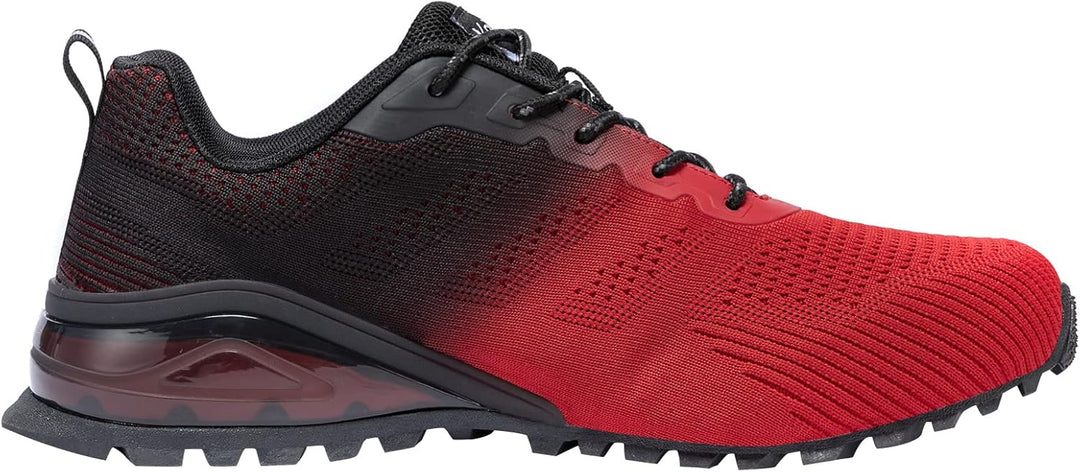Kricely Traillaufschuhe Herren Leicht Atmungsaktiv Wanderstiefel rutschfest Laufschuhe Outdoor Fitne