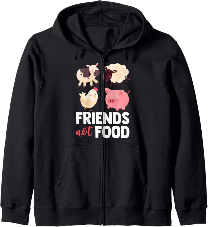 Vegan Tshirt für Veganer Sprüche Vegetarier Tierschutz Ethik Kapuzenjacke