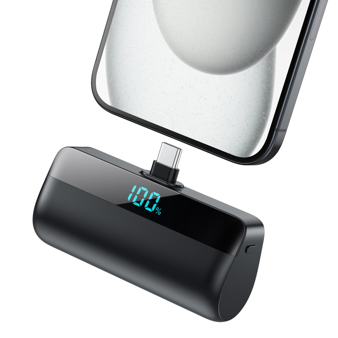 Feob Mini Power Bank 5200mAh für iPhone 17/16 Serie, PD 3A Schnellladung Powerbank USB C Externer Ak