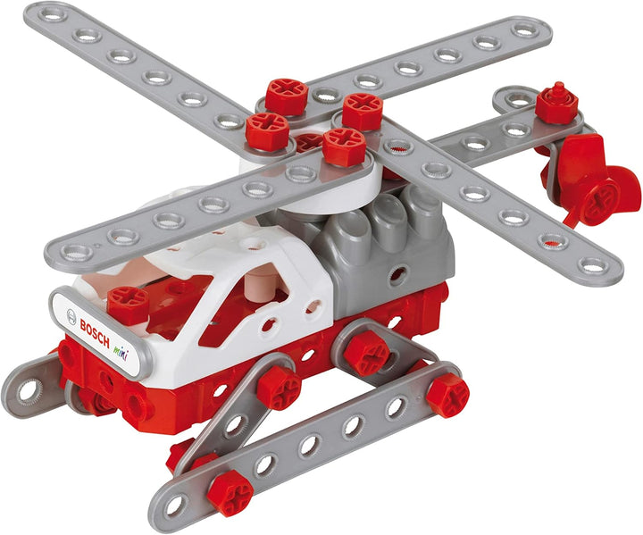 Theo Klein 8791 Bosch 3 in 1 Konstruktions-Set Helicopter Team I Zum BAU verschiedener Luftfahrzeuge
