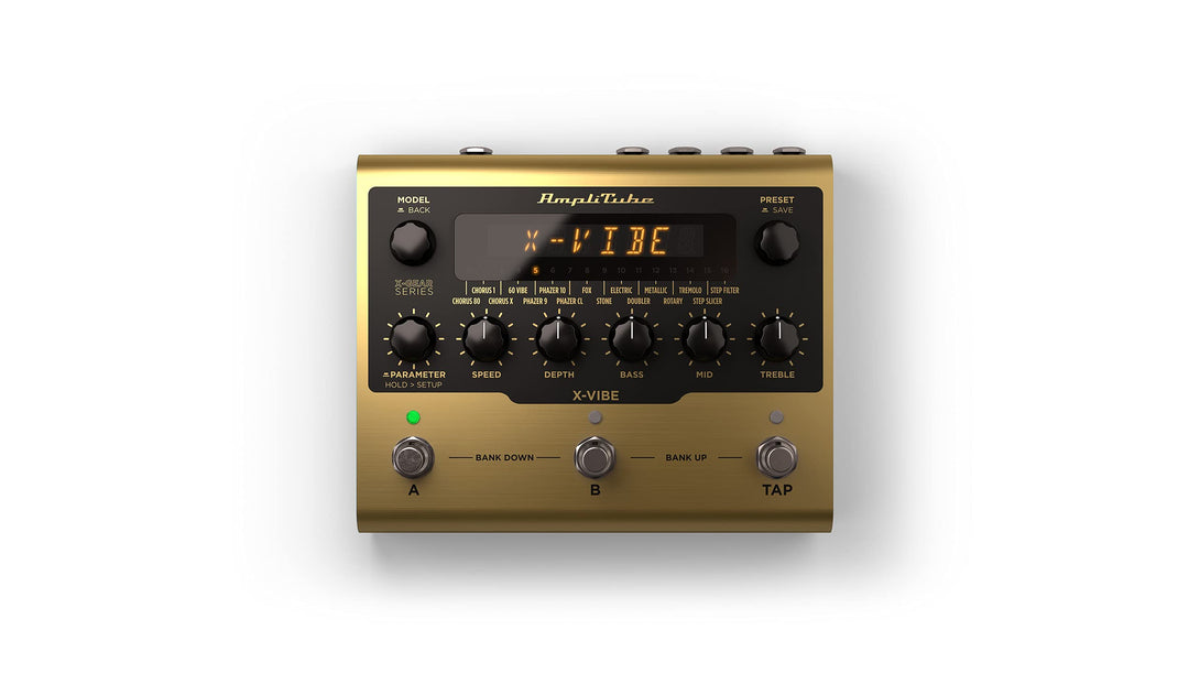 IK Multimedia AmpliTube X-VIBE Modulationspedal: Chorus, Flanger, Phaser, Rotary und mehr in einem P
